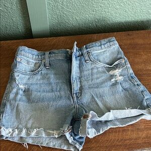 Madewell High Rise denim shorts